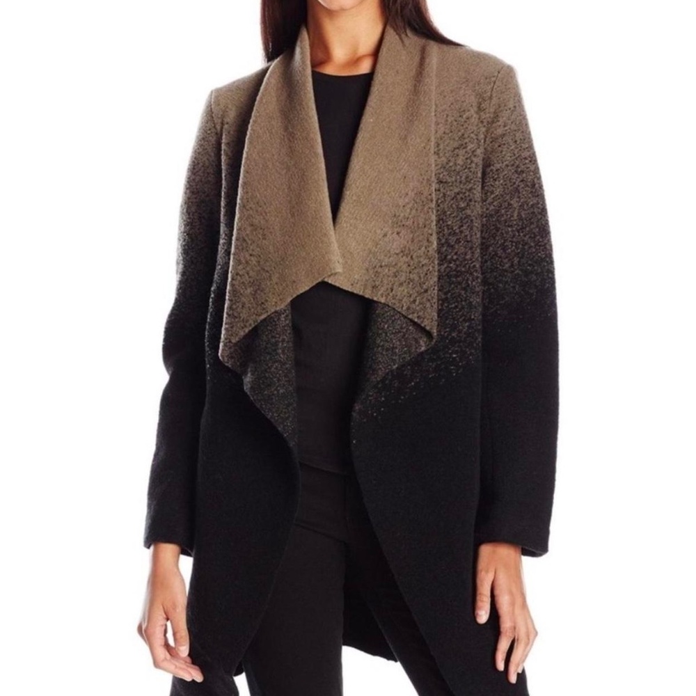 BB DAKOTA Kinney Brown and Black Ombre Coat
